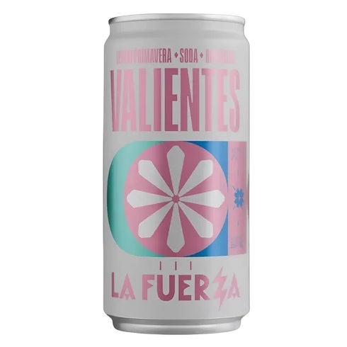 [5039] La Fuerza Valientes Rosa Con Soda y Botanicos Lata 269cc