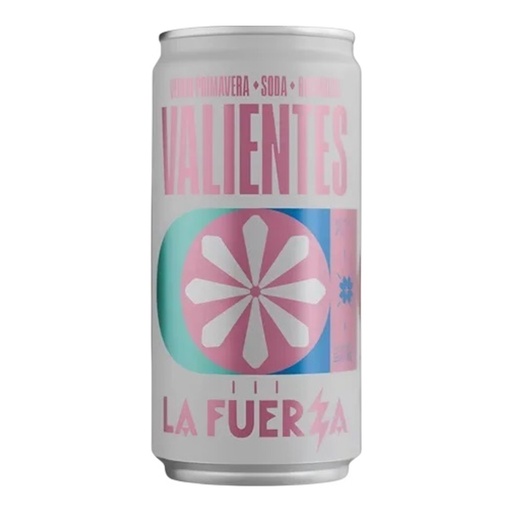 [5039] La Fuerza Valientes Rosa Con Soda y Botanicos Lata 269cc