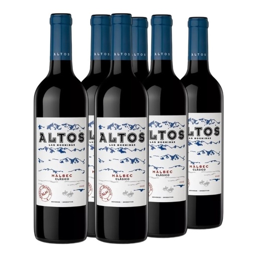 [5114] Promo 5+1 Altos Las Hormigas Clasico Malbec 750cc