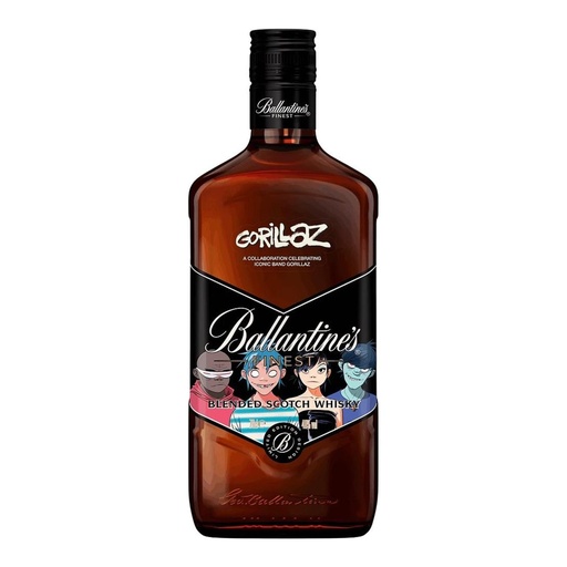 [5191] Whisky Ballantines Finest GORILLAZ 40° 700cc