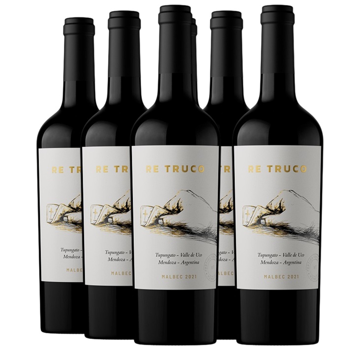 [5273] Promo 5+1 Andeluna RE TRUCO Malbec 750cc