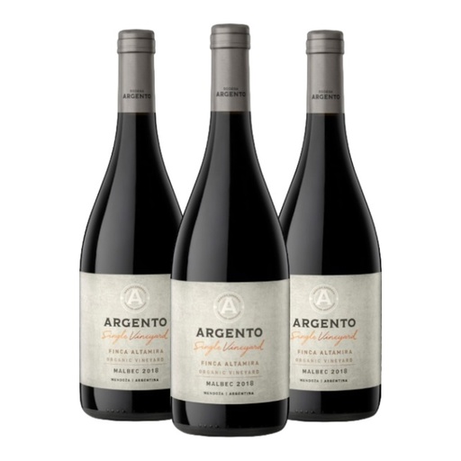 [5315] Promo x3 Argento SV Malbec Organico 750cc (Altamira) 10% Off