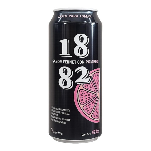 [5317] Fernet C/POMELO 1882 7° LATA 473cc