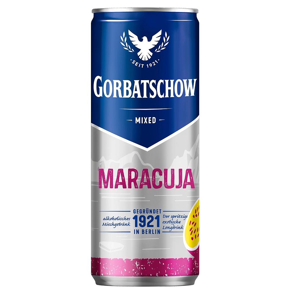 [5318] Vodka Gorbatschow Maracuya 10° LATA 330cc