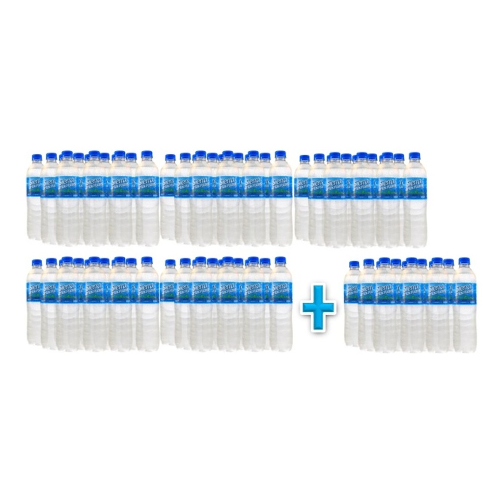 [5394] Promo 5+1 Agua Mineral Sierra de Los Padres  Pack 12x600ml