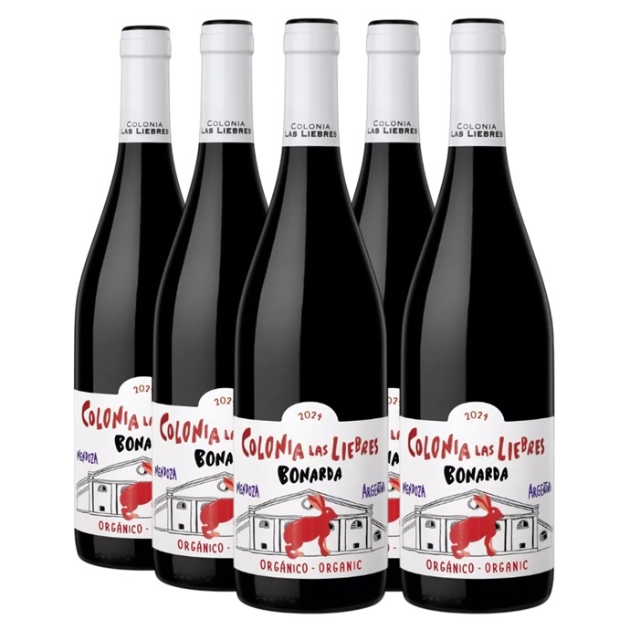 [5437] Promo 5+1 Colonia Las Liebres Bonarda 750cc