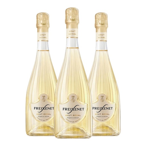 [5475] Promo x3 Espumante Freixenet French Brut Royal 750cc