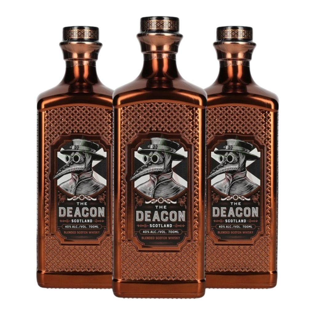 [5463] Promo x3 Whisky The Deacon 700cc