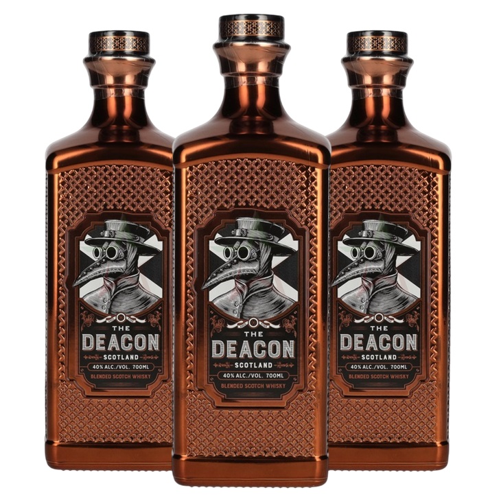 Promo x3 Whisky The Deacon 700cc