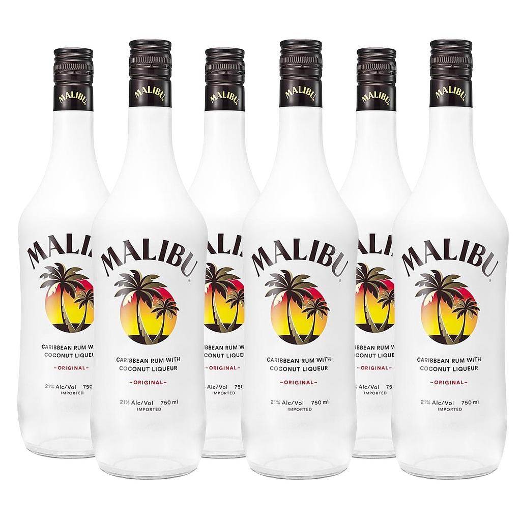 [5415] Promo x6 Ron Malibu Coconut 20º 750cc