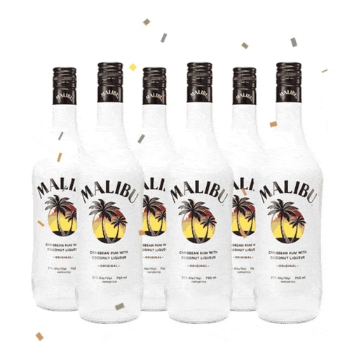 [5415] Promo x6 Ron Malibu Coconut 20º 750cc