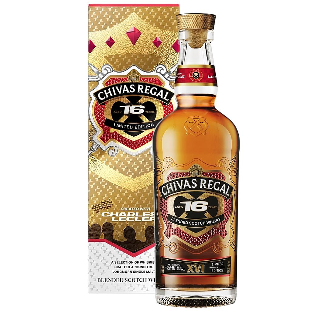 [5420] Whisky Chivas Regal 16yo 40° Charles Leclerc Estuche 1x700cc