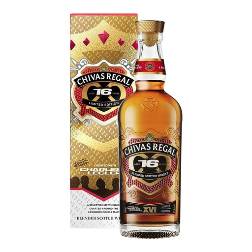 [5420] Whisky Chivas Regal 16yo 40° Charles Leclerc Estuche 1x700cc