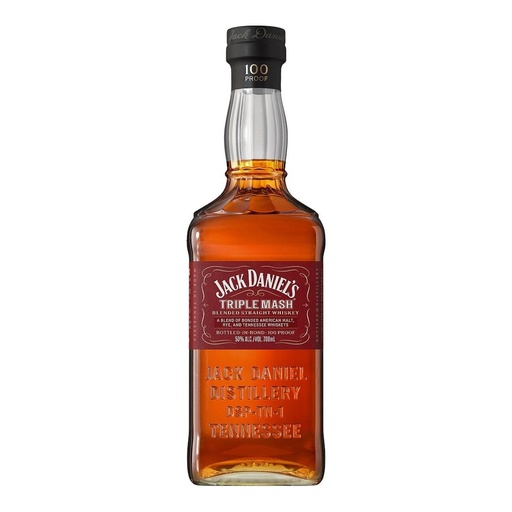 [5519] Jack Daniels Tennessee Whiskey Bonded Triple Mash 50° 700cc