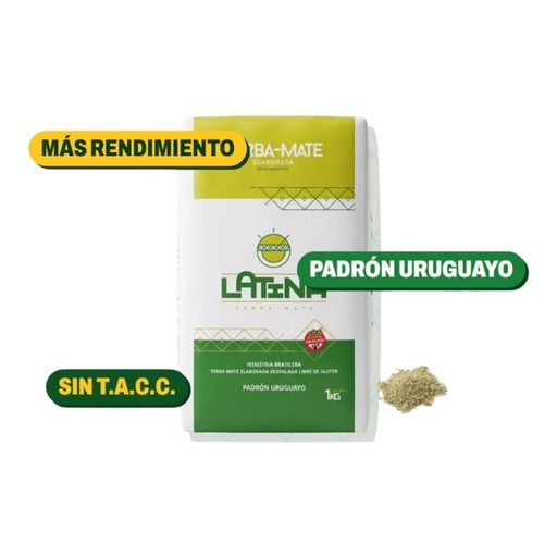 [5532] Yerba Mate Latina 1 Kg Vto: 2/2028