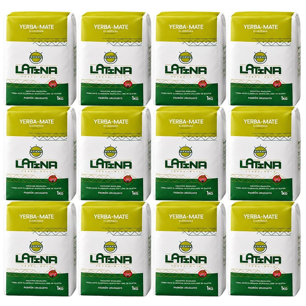 [5589] Promo x12 Yerba Mate Latina 1 Kg Vto: 2/2028