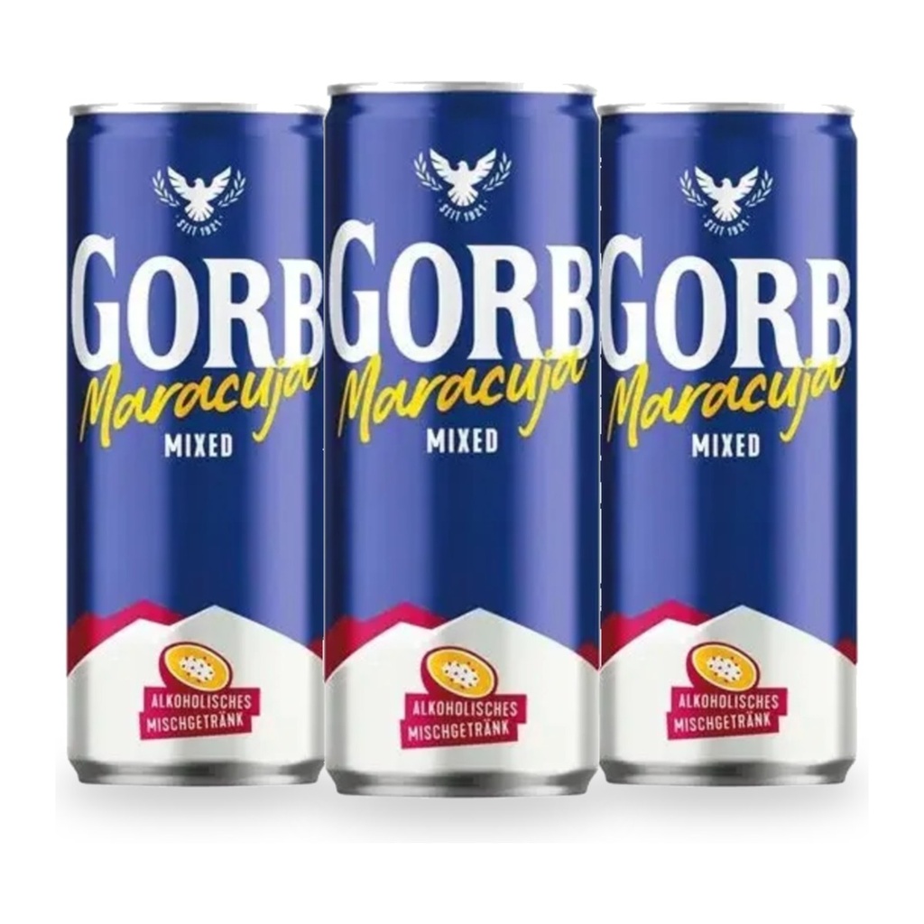 Promo x3 Vodka Gorbatschow Maracuya 10° LATA 330cc