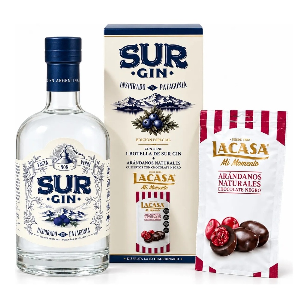 Gin Sur 43º Estuche 1x750cc + Lacasa