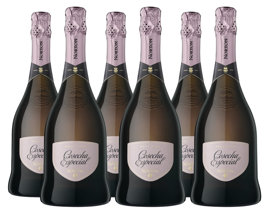 Promo 5+1 Norton Cosecha Especial Brut Rose 750cc