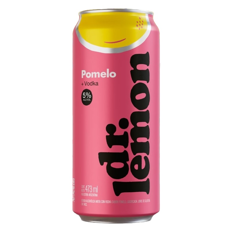 Dr Lemon Vodka POMELO 5% LATA 473cc