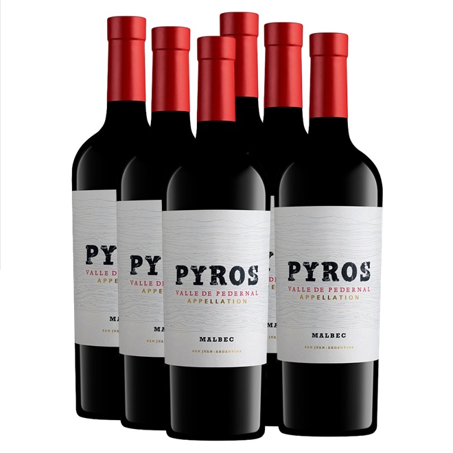 Promo 5+1 Pyros Appellation Malbec 750cc
