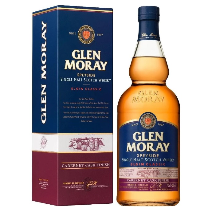 Whisky Glen Moray Cabernet Cask 40º 1x700cc