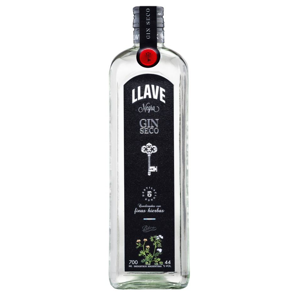 Llave Black Dry Gin 44° 700cc