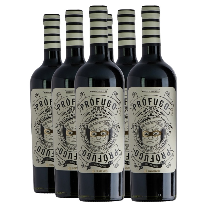 Promo 5+1 Profugo Frutos Rojos 750cc