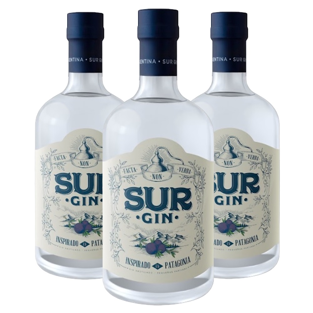 Promo x3 Gin Sur 43º 700cc 10% Off
