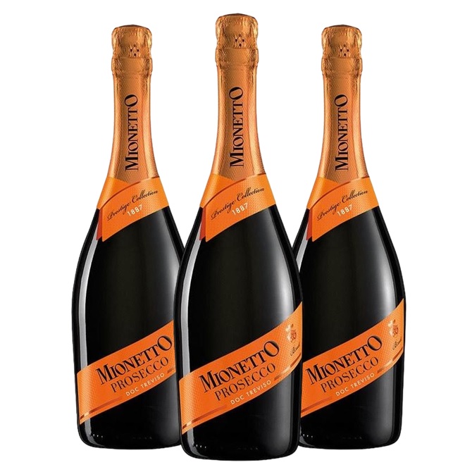 Promo x3 Mionetto Prosecco DOC Treviso Brut 750cc