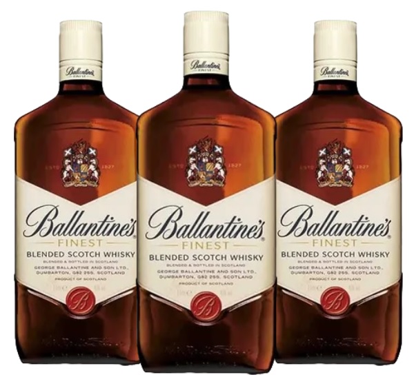 Promo x3 Whisky Ballantines 1000cc (SIN ESTUCHE)