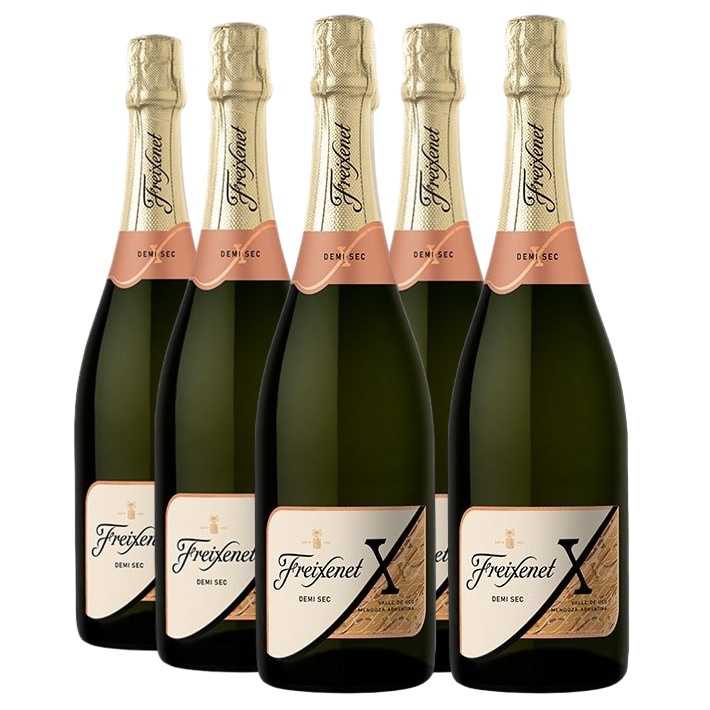Promo 5+1 Freixenet X Demi Sec 750cc