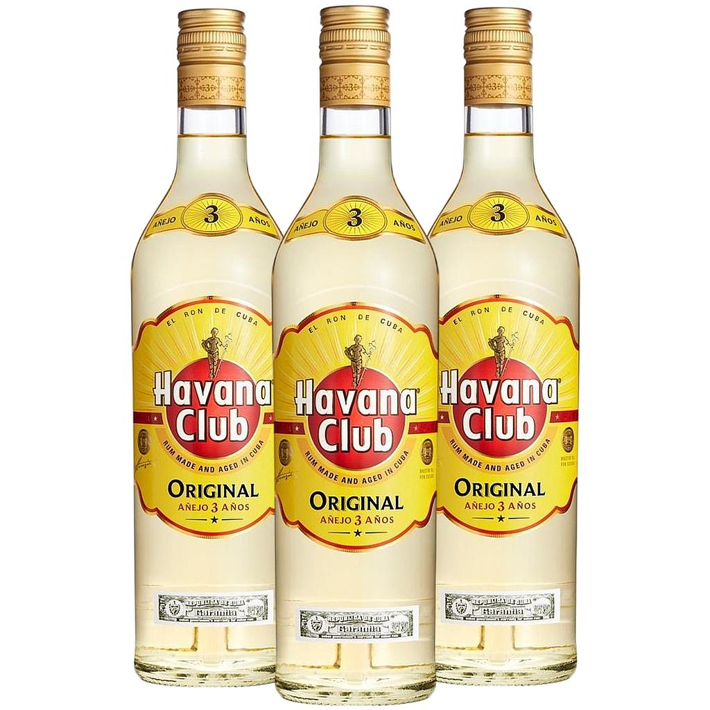Promo x3 Ron Havana Club 3 Años 750cc