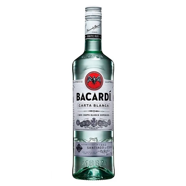 Ron Bacardi Carta Blanca 40º 700cc