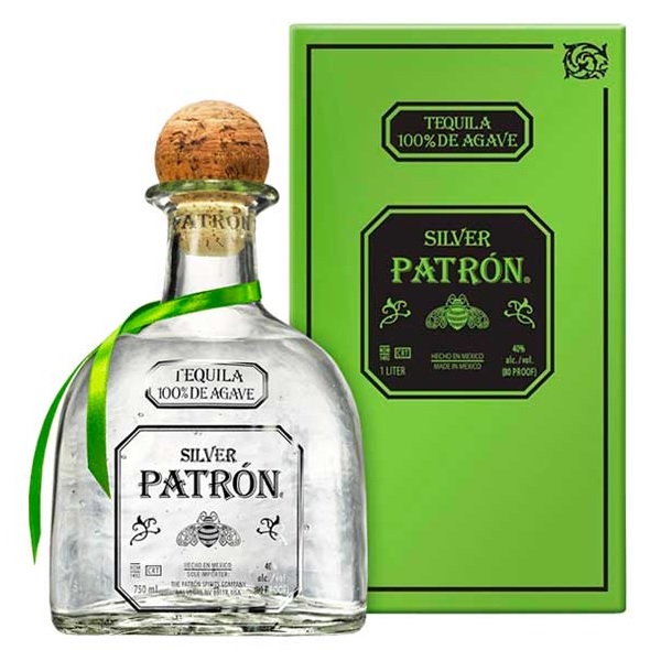 Tequila Patron Silver 40° Estuche 1x750cc