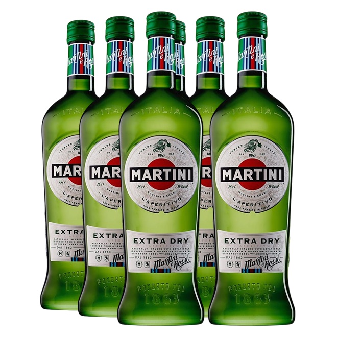 Promo 5+1 Vermouth Martini Extra Dry 1000cc