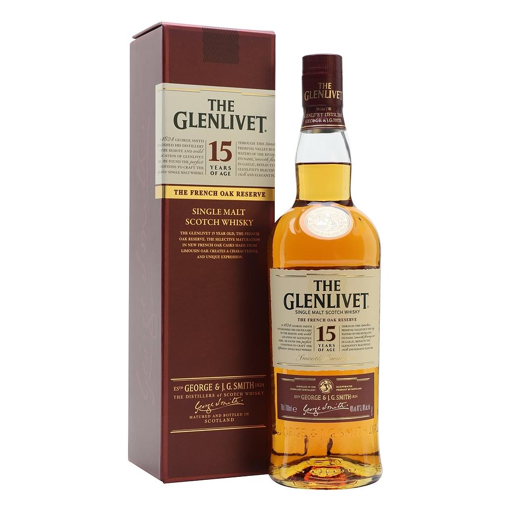 Whisky The Glenlivet 15yo 40º 1x700cc🔥