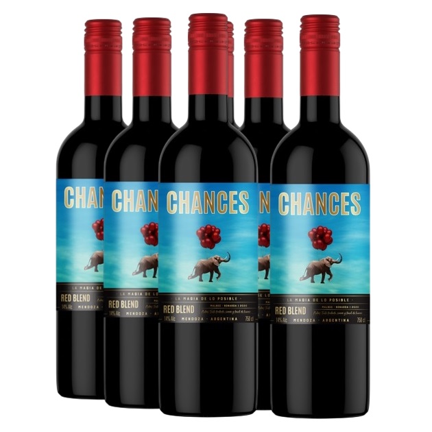 Promo 5+1 Chances Malbec Bonarda 750cc