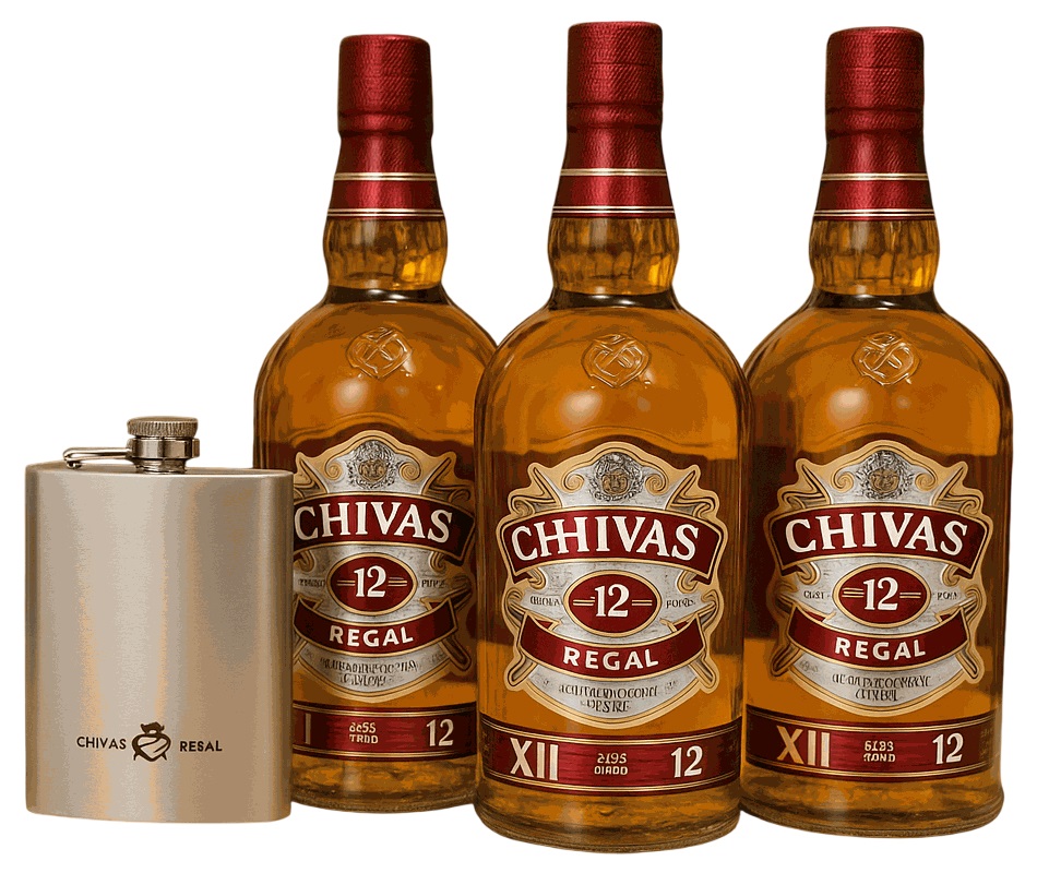 Promo x3 Chivas 12yo 1000cc + Petaca
