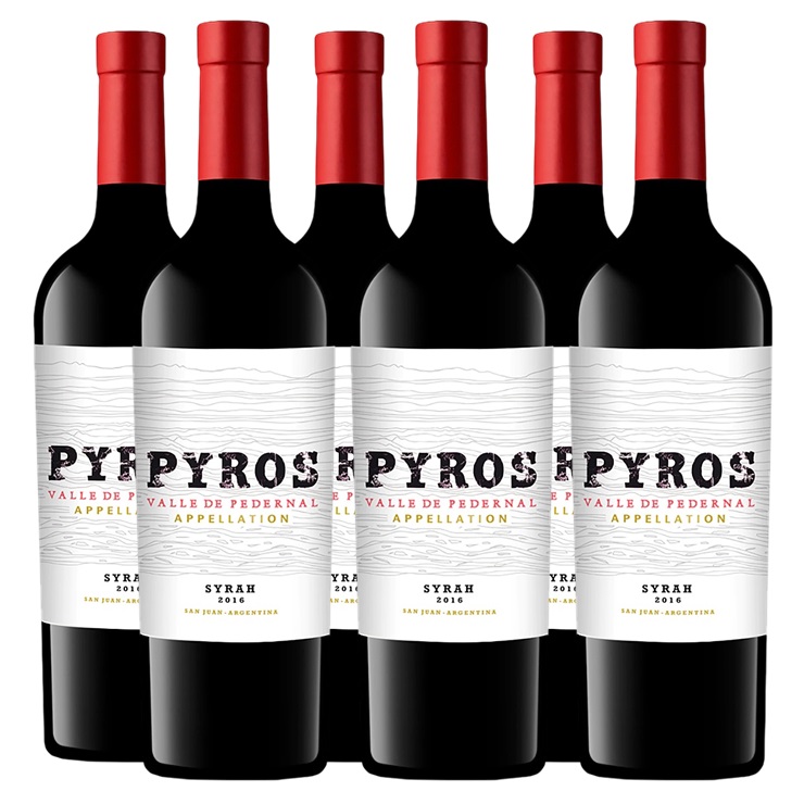 Promo 5+1 Pyros Appellation Syrah 750cc