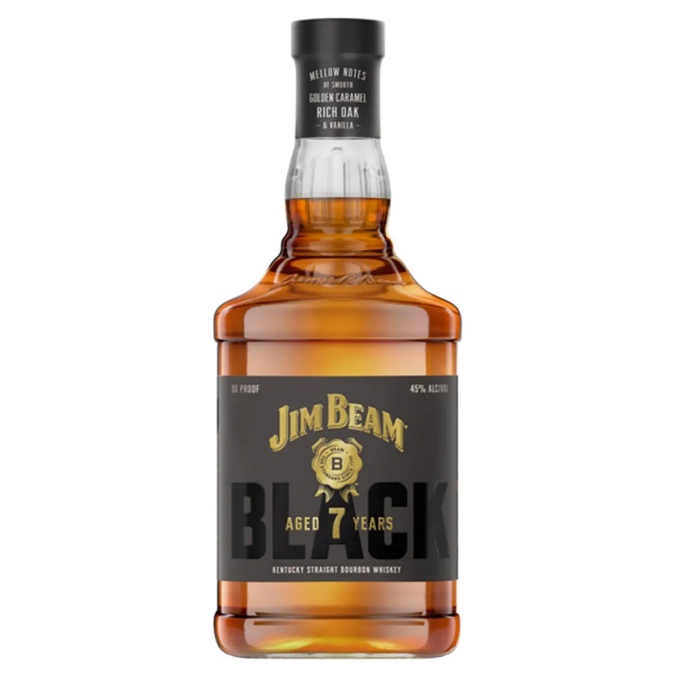 Whiskey Jim Beam BLACK LABEL 7 Años 45° 750cc