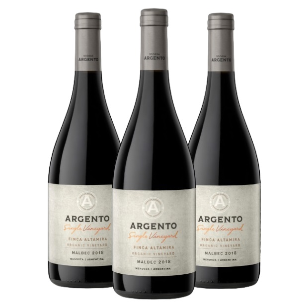 Promo x3 Argento SV Malbec Organico 750cc (Altamira) 10% Off