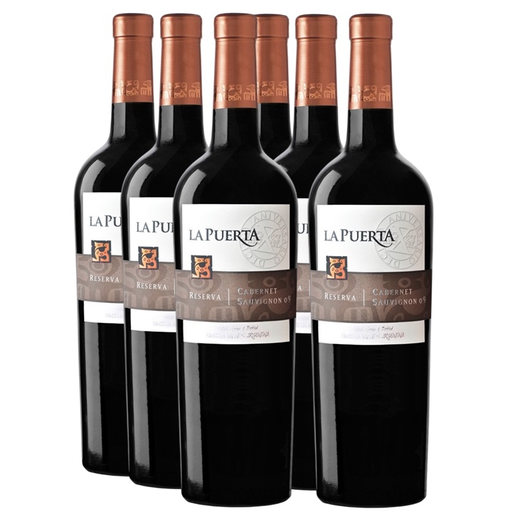 Promo 5+1 La Puerta Reserva Cabernet Sauvignon 750cc