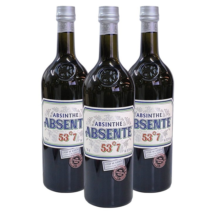 Promo x3 Licor Absinthe Absente 53.7º 750cc