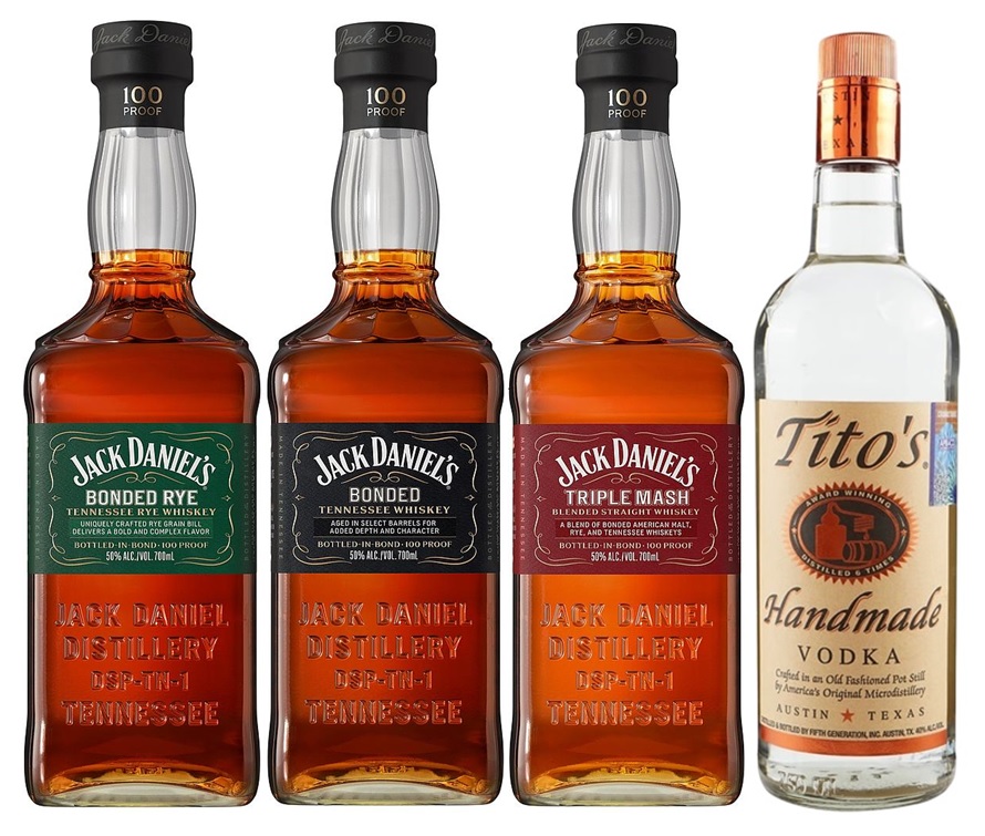 Combo 3 Jack Daniels Bonded 700cc + 1 Titos  750cc (II)