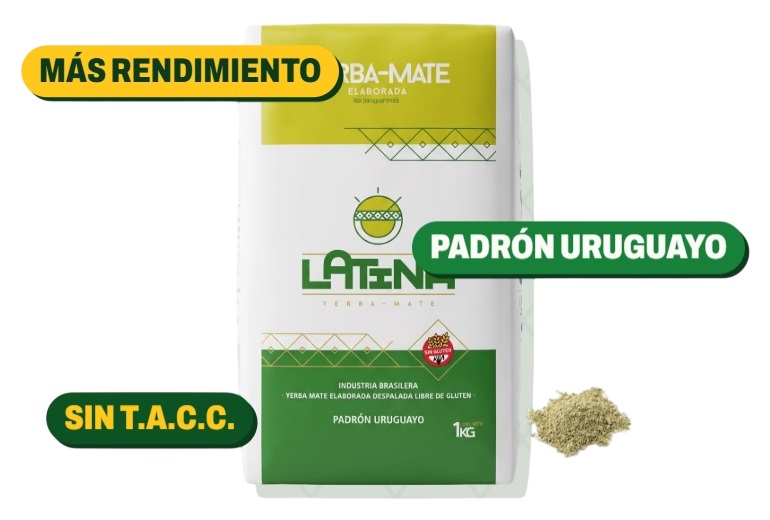 Yerba Mate Latina 1 Kg Vto: 2/2028